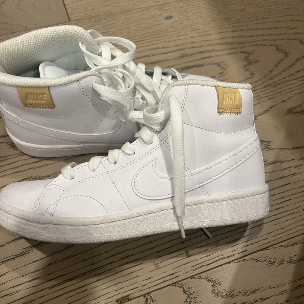Nike White and Cream Sneakers